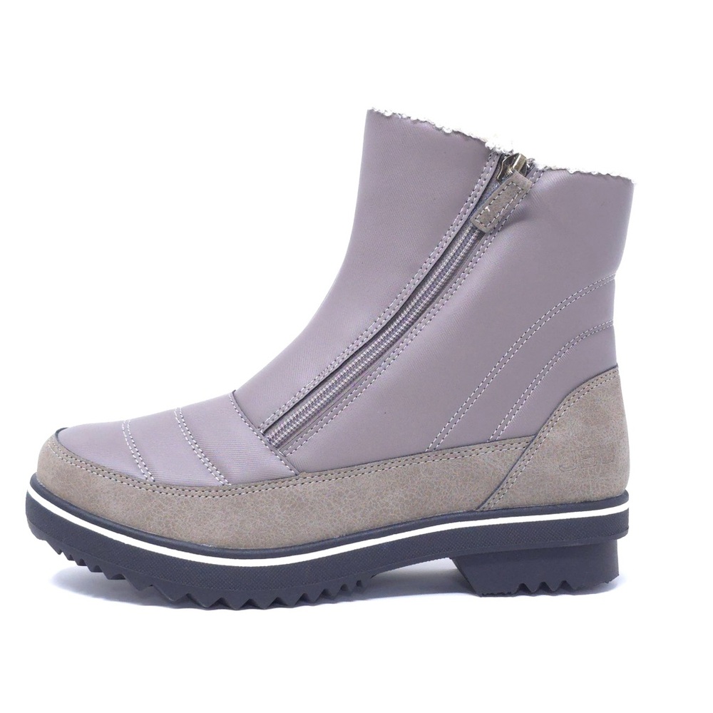 JBU by Jambu Women’s Snowbound Winter Boots Taupe Size 7 M Fleece Lined Zip - Picture 7 of 12